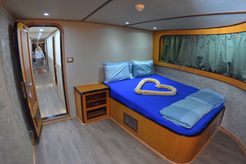 Queen size bed on Andromeda in Sudan