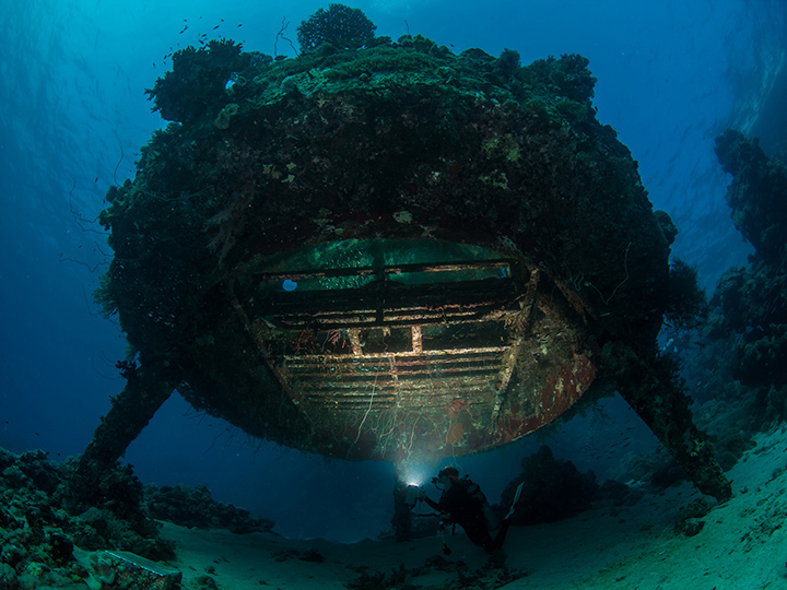 Shaab-Rumi Cousteau's famous underwater laboratory
